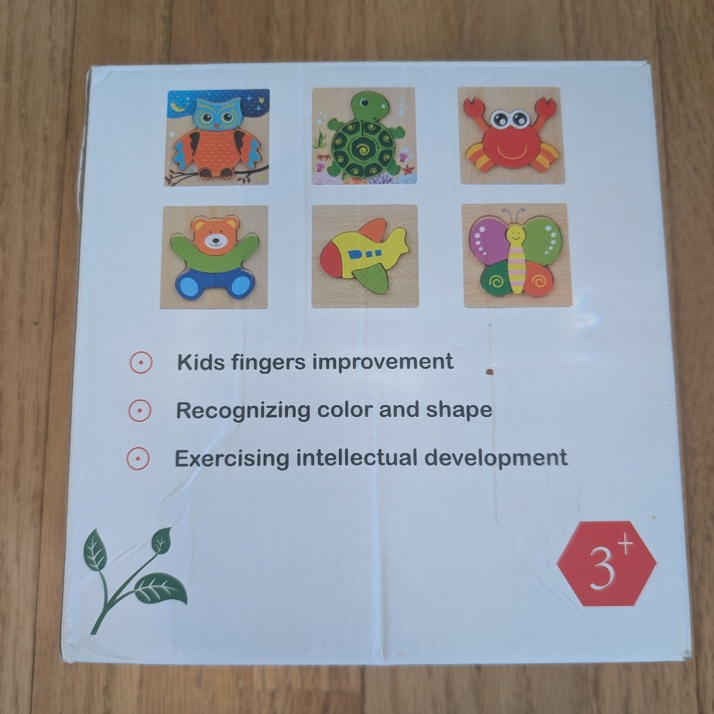 6 Pack Wooden Puzzle Set - Picture 4 of 4
